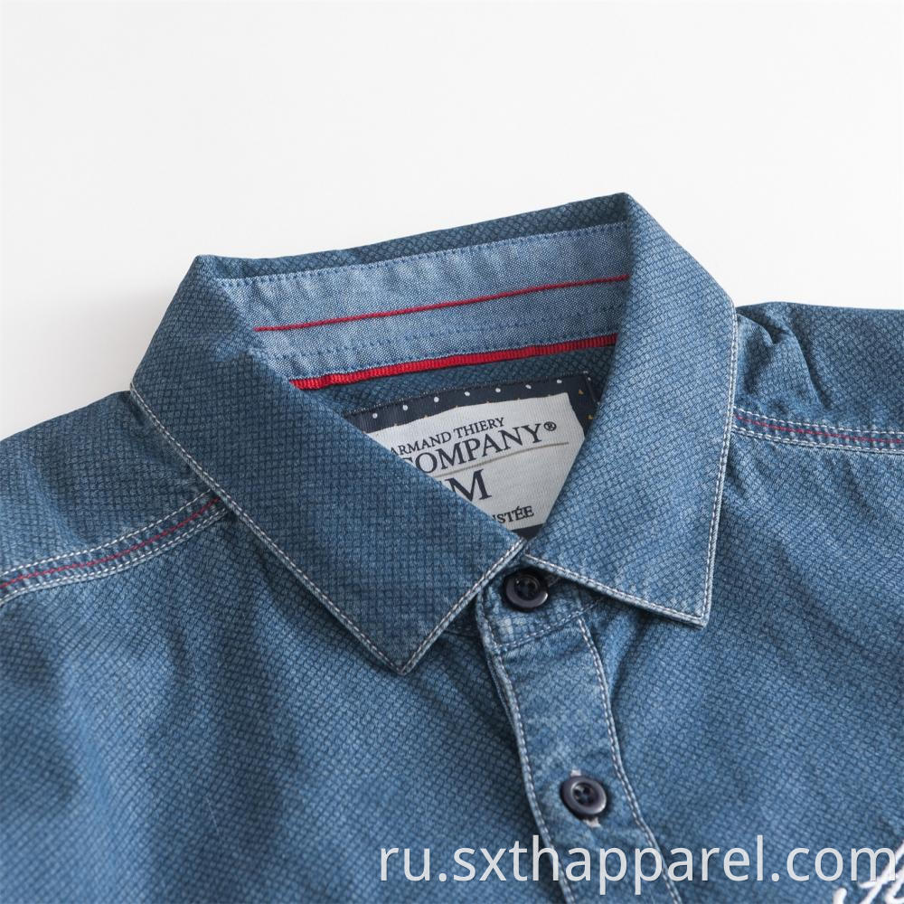 Anti-wrinkle Colorfast Denim Shirt Jackets